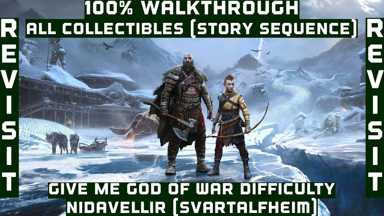 God of War Ragnarok - Nidavellir (Revisit) - 100% Walkthrough - All Collectibles