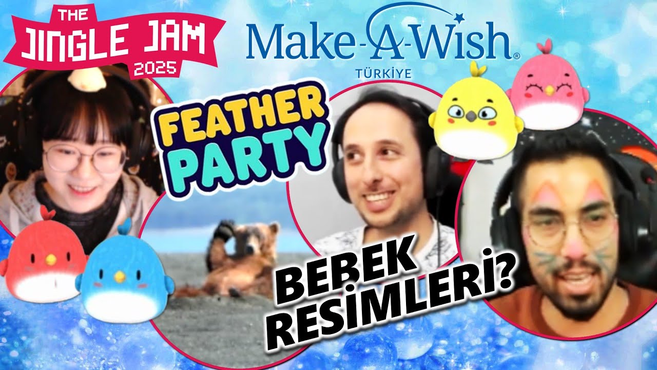 FEATHER PARTY, BEBEK RESIMLERI, KAOS | ft. ElySooN, Mr C, Holo | Jingle Jam | The JoJo Baggins