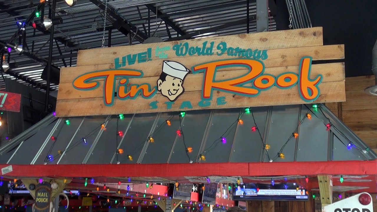 TIN ROOF - A Live Music Joint - I Drive in front of Orlando Eye Entertainment Complex