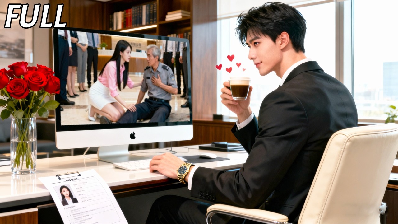 Cinderella menolong kakek jatuh 😲CEO melihat dari komputer dan jatuh hati—cinta pun dimulai ❤️