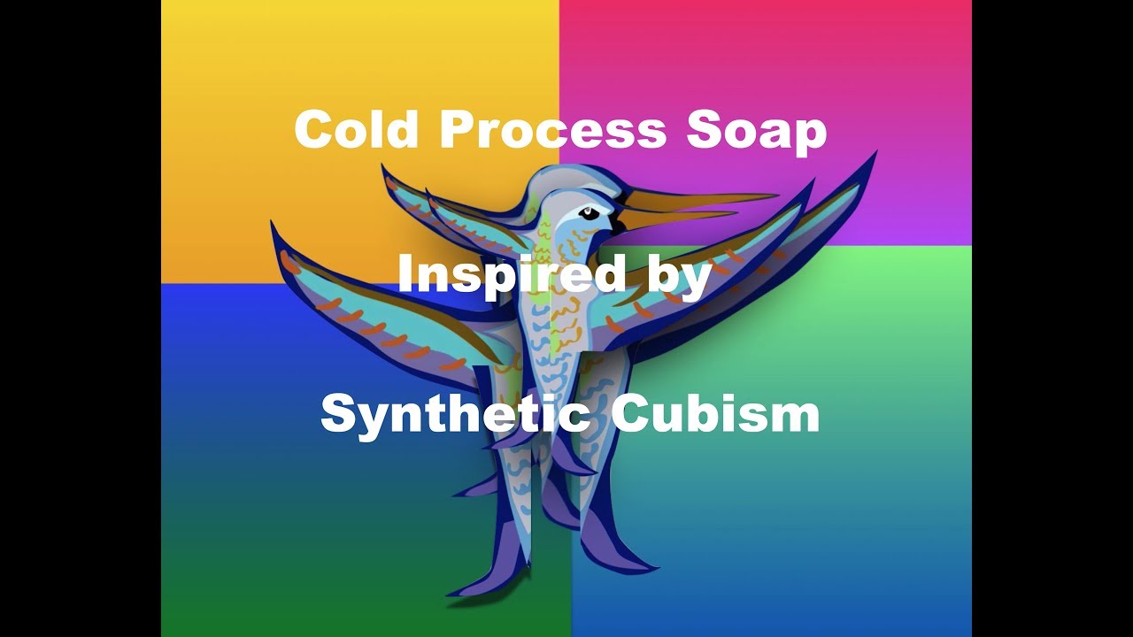 Cold Process Soap Inspired by Synthetic Cubism