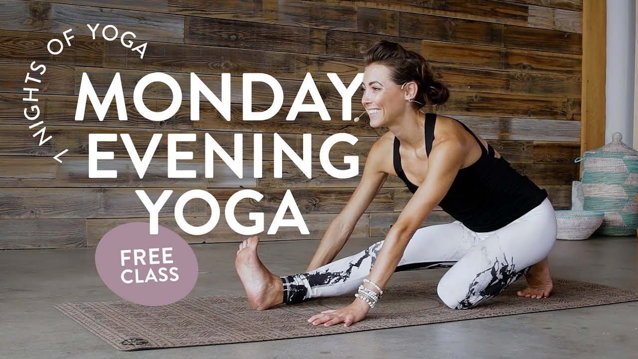 Monday Evening Yoga Class 🌙 (FULL CLASS)