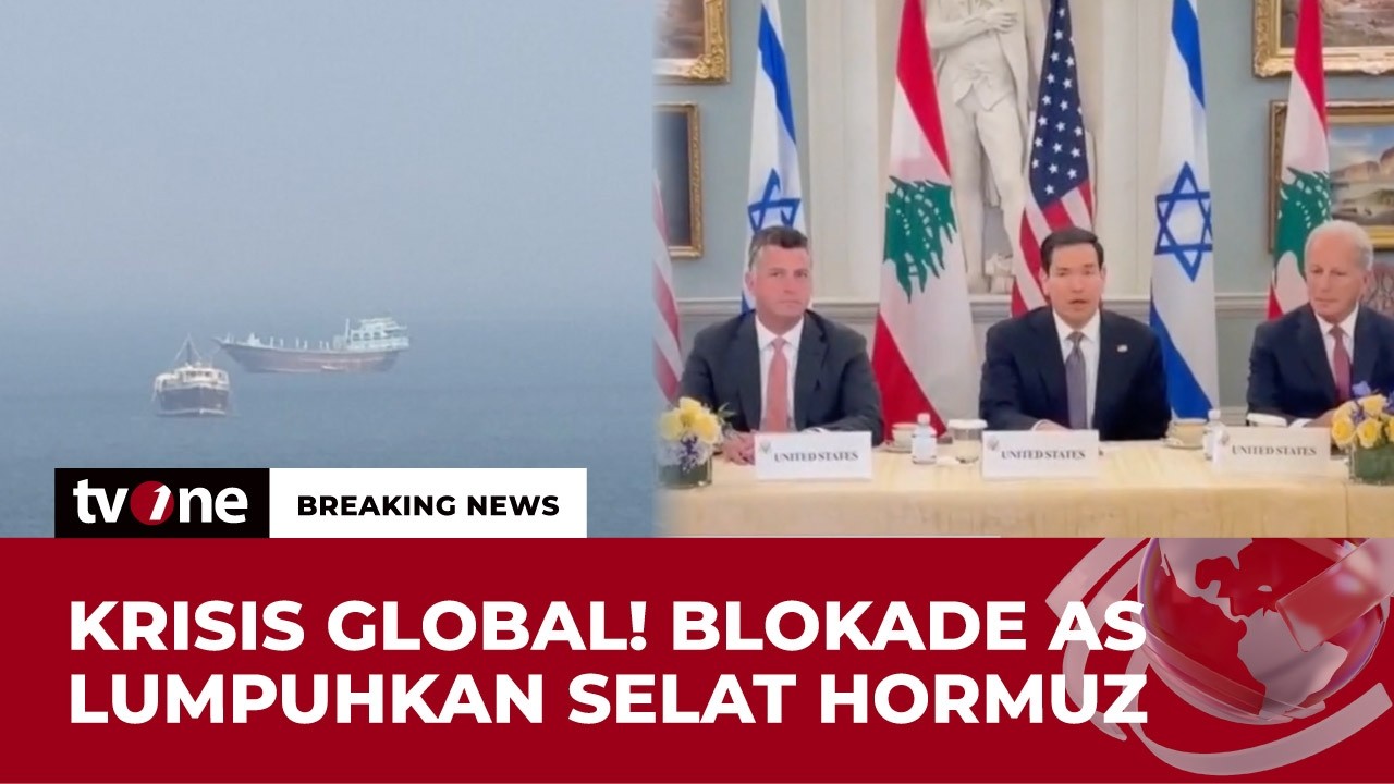 [BREAKING NEWS] AS Blokade Selat Hormuz, Kapal Tanker Terjebak | tvOne