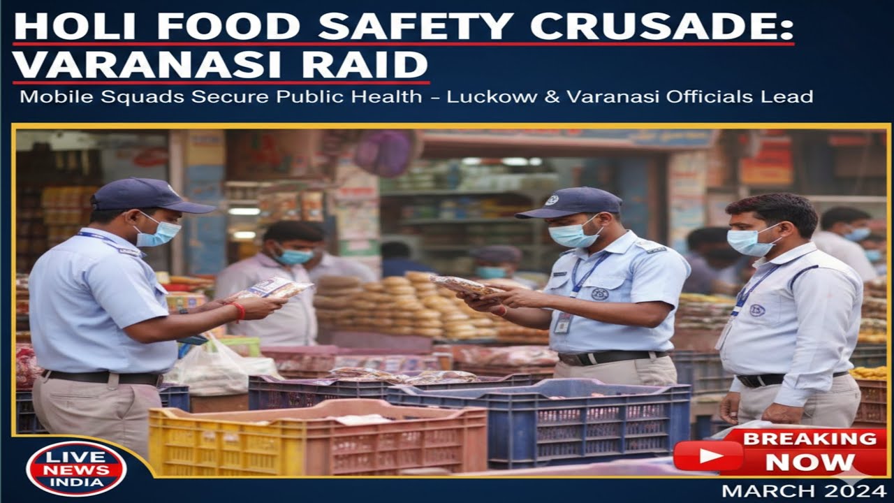 In view of the Holi festival, as per the instructions of the Commissioner of Food Safety and Drug...