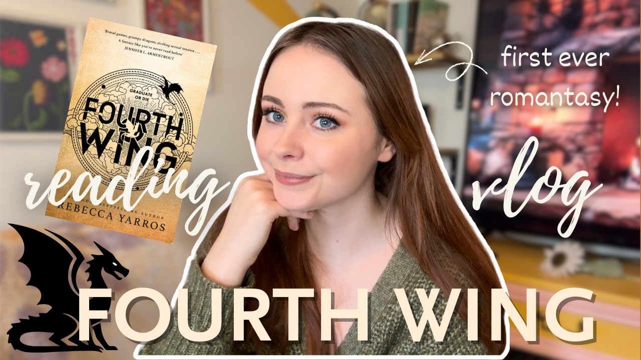 I Read Fourth Wing with ZERO Romantasy Experience - Spoiler-Filled Reading Vlog