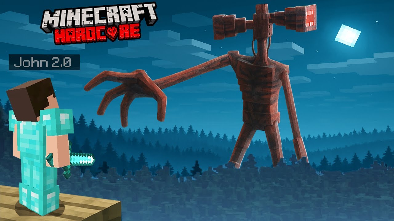 Siren Head a attaqué MA BASE en Ultra Hardcore sur Minecraft...