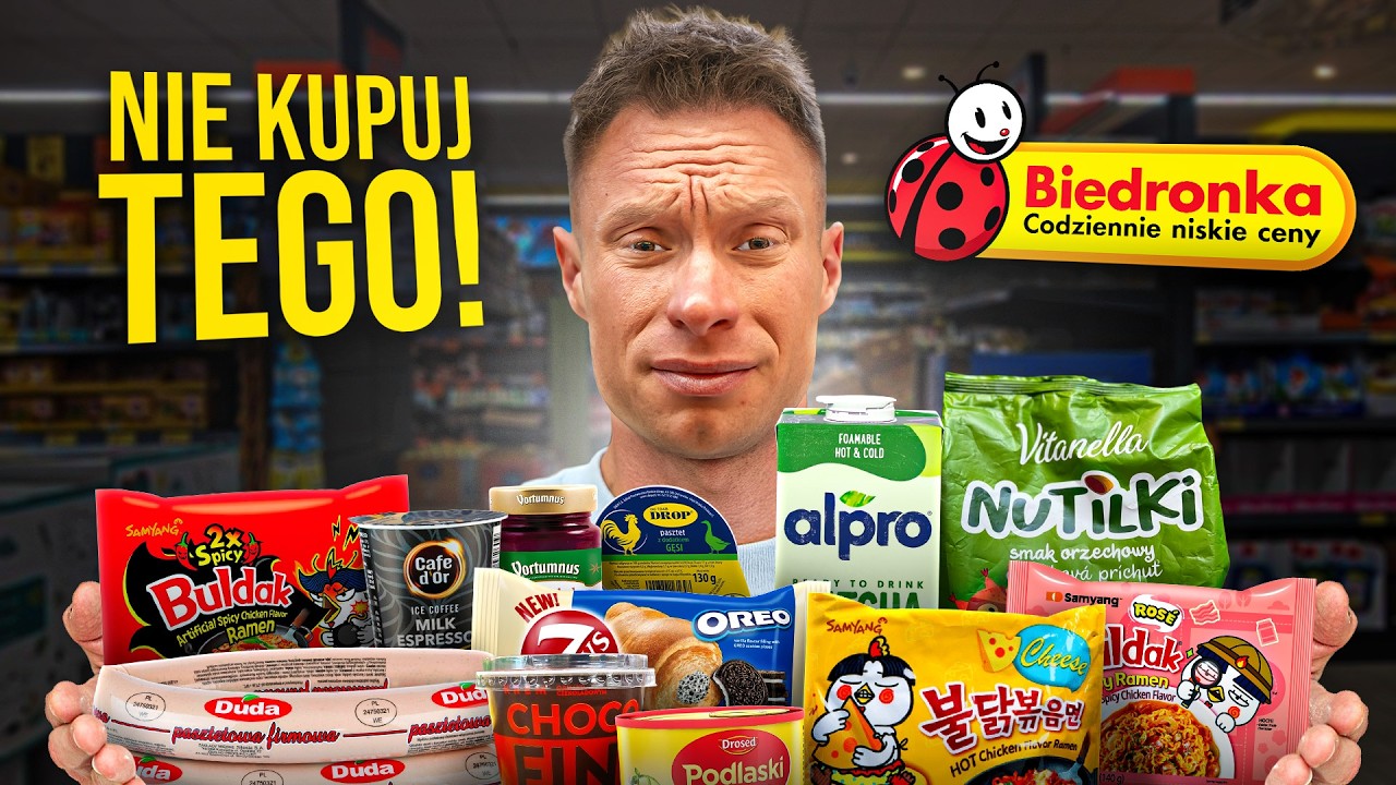 NAJGORSZE Produkty z Biedronki! Tego nie jem!