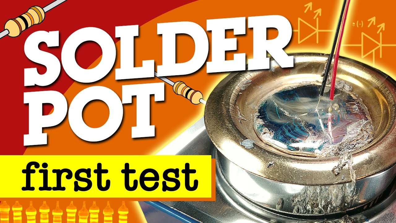 Our First Solder Pot For Tinning Wires