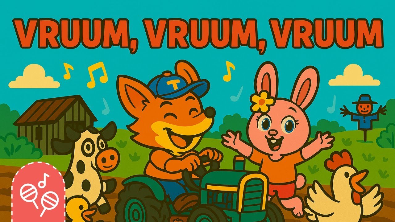 Tadeu no Trator - Música Infantil do Tratorzinho na Fazenda