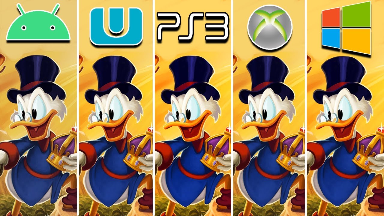 DuckTales Remastered (2013) Android vs Wii U vs PS3 vs XBOX 360 vs PC (Which One is Better?)