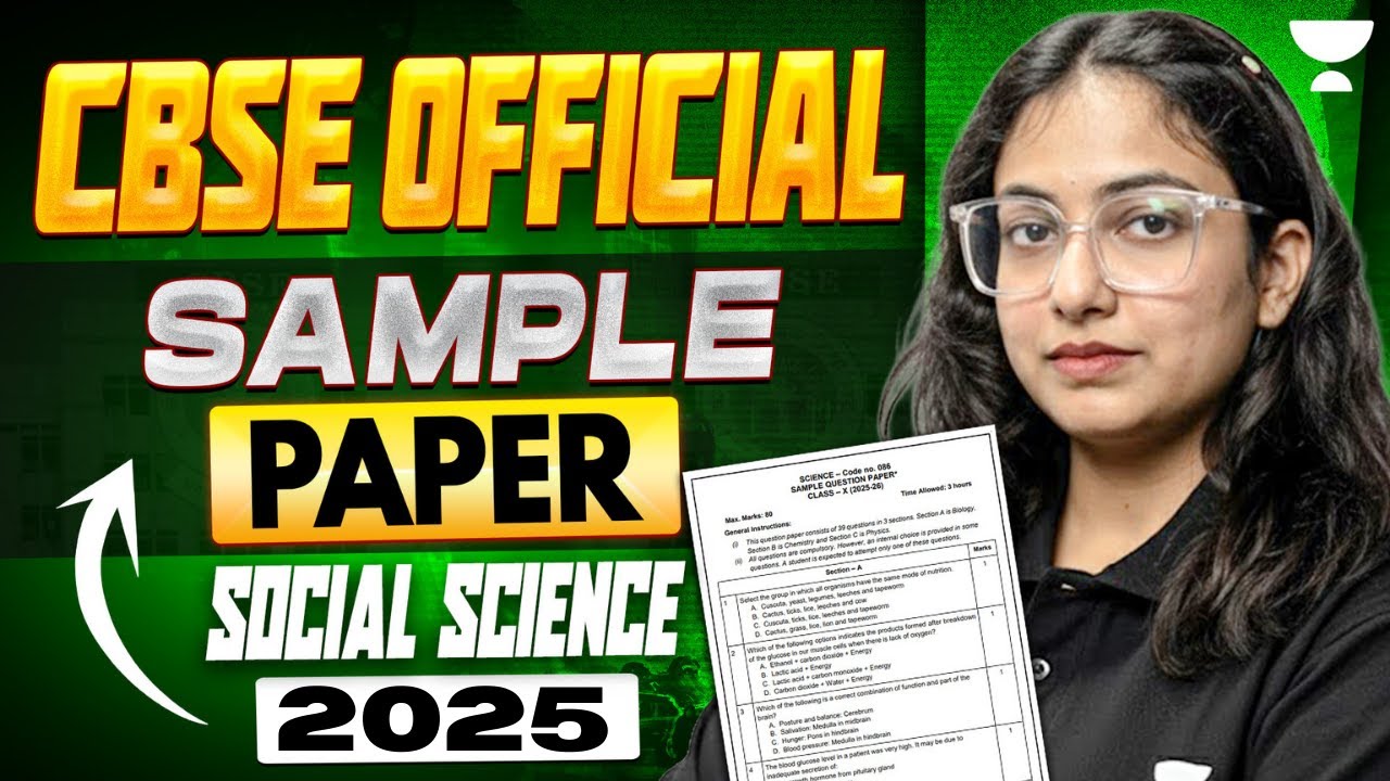 Class 10 Social Science 2026 | SST Sample Paper Solutions 2025 | Supriya Ma'am