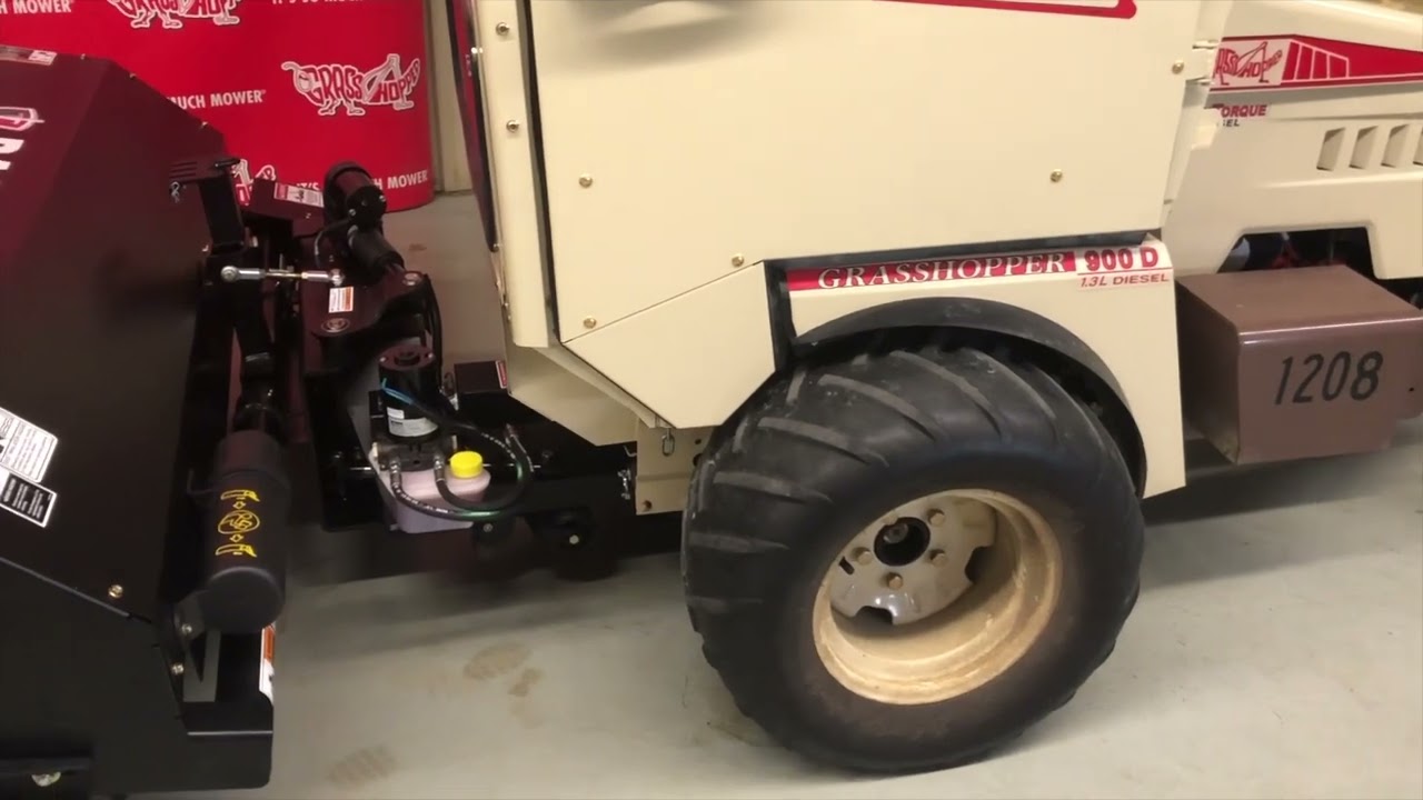 How to Install the Bi-Directional Broom Mount on Your Grasshopper Mower