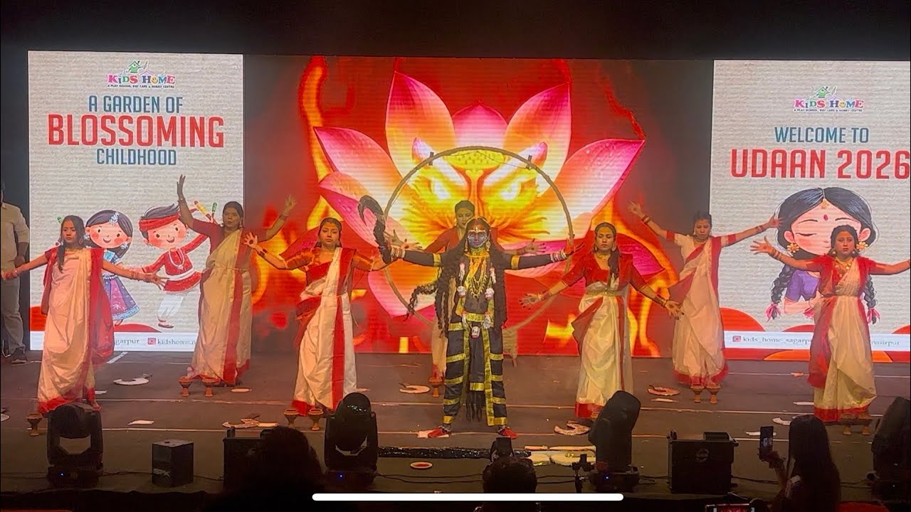 🌺Divine 🙏🏻Goosebumps Moment! Maa Kali Performance by Mother at Udaan Kids Home 2026 
