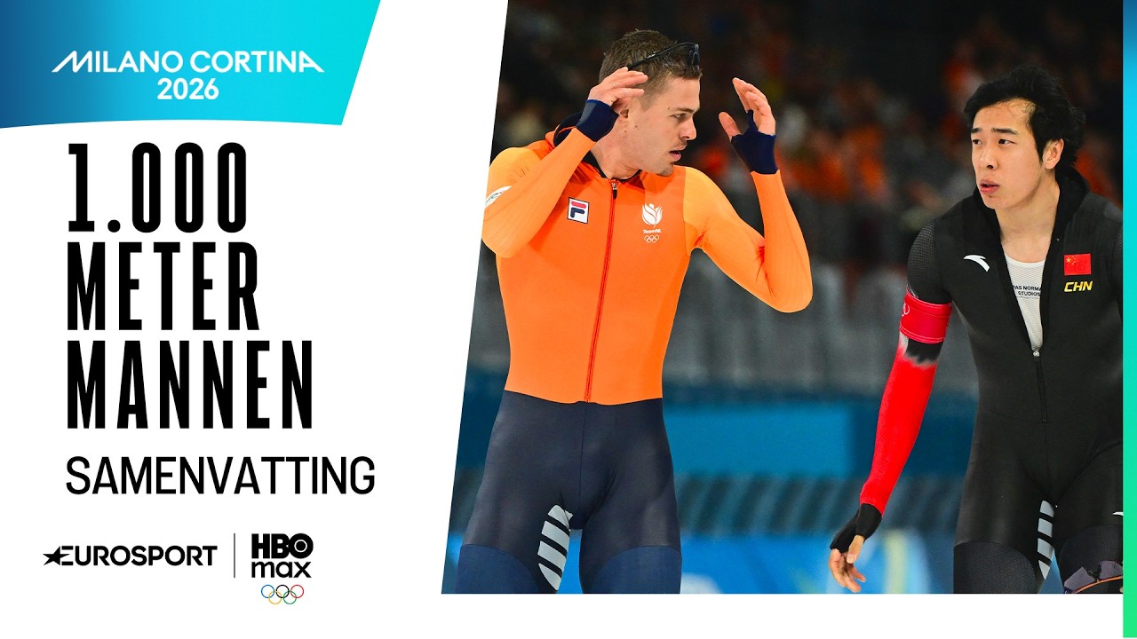 DRAMA voor Wennemars & De Boo vs Stolz | Samenvatting 1000 Meter Mannen | Milano Cortina 2026