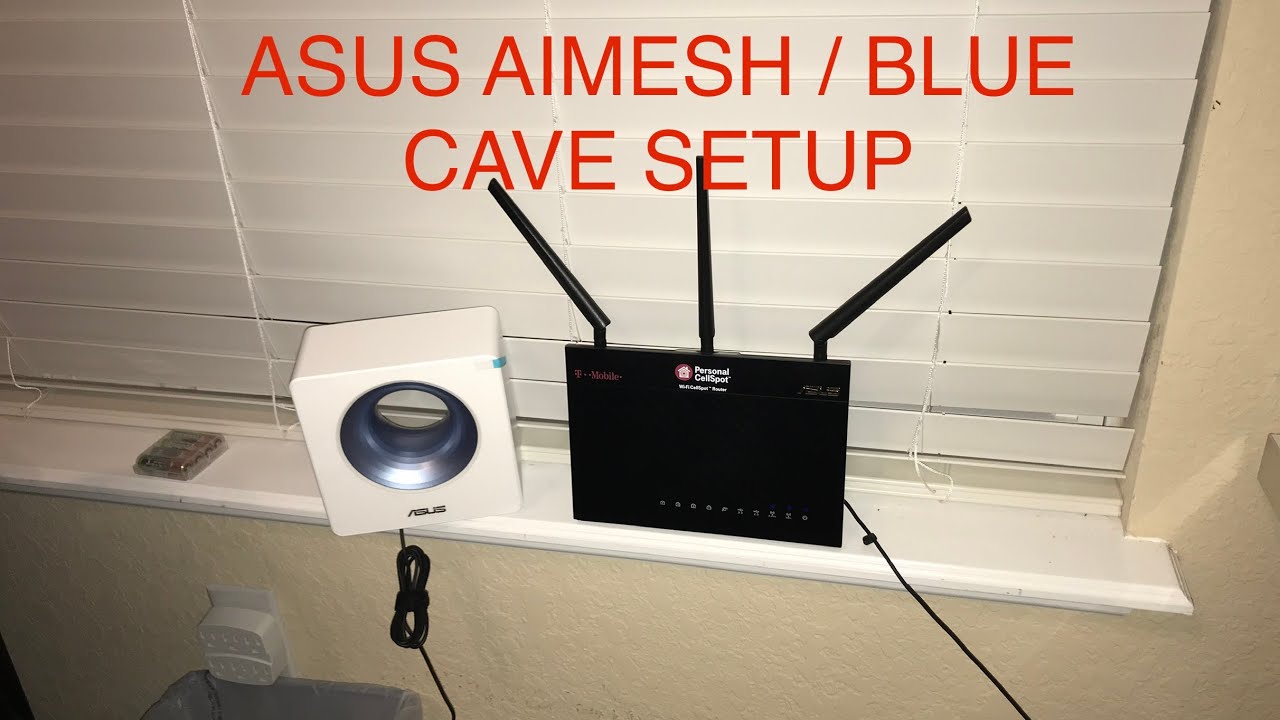 How to Setup ASUS AIMESH on Blue Cave AC2600 Router