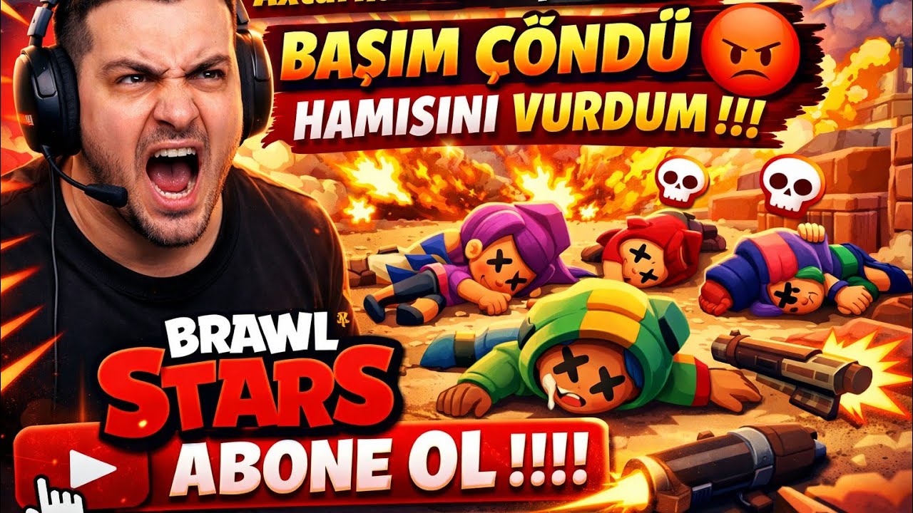  Axtarılan Maraqlı Oyun Başım Çöndü 😡 Hamısını Vurdum !!!! Brawl Stars ABONE OL !!!! 