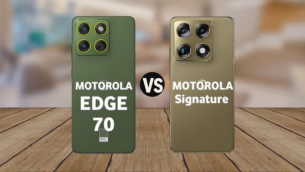 Motorola edge 70 Vs Motorola Signature 