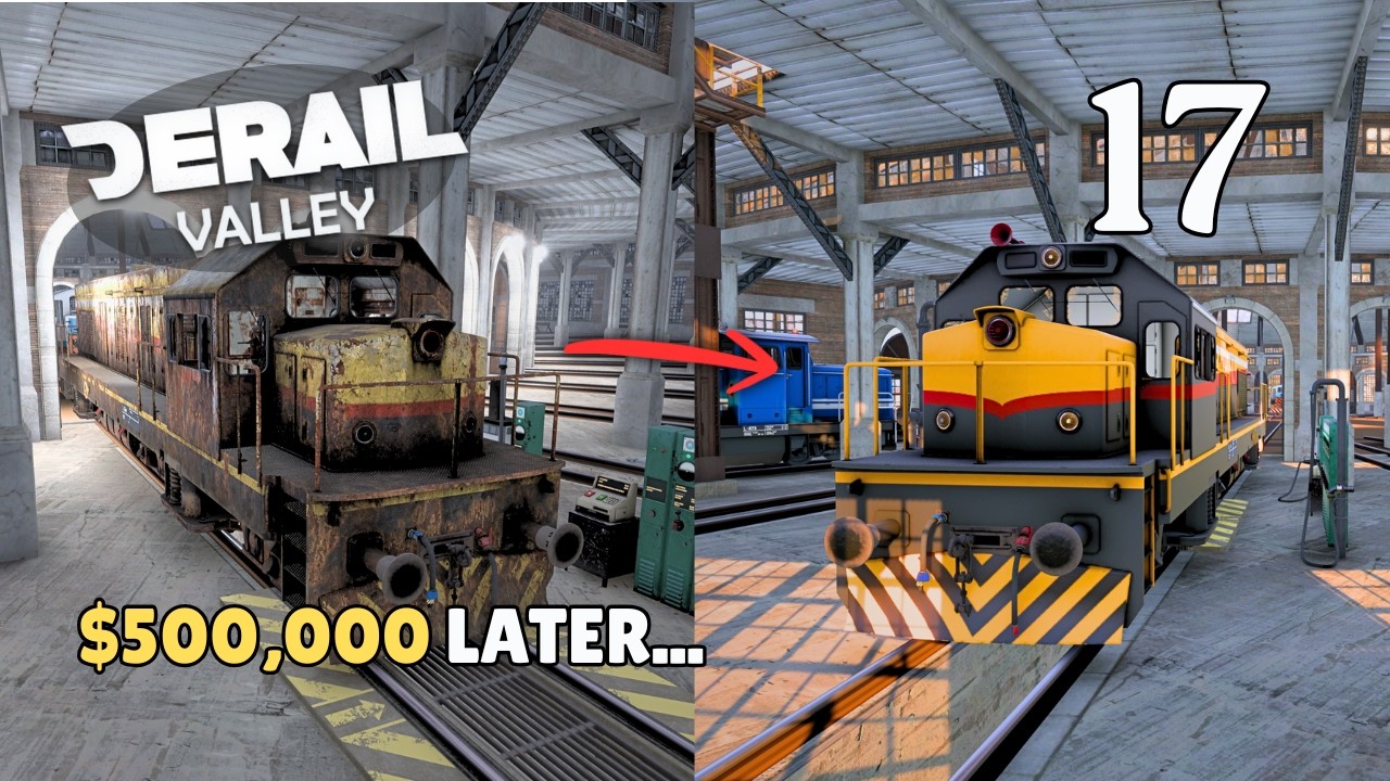 Spending a Half Million to Restore the DE-6 - Derail Valley Realistic Career - 17