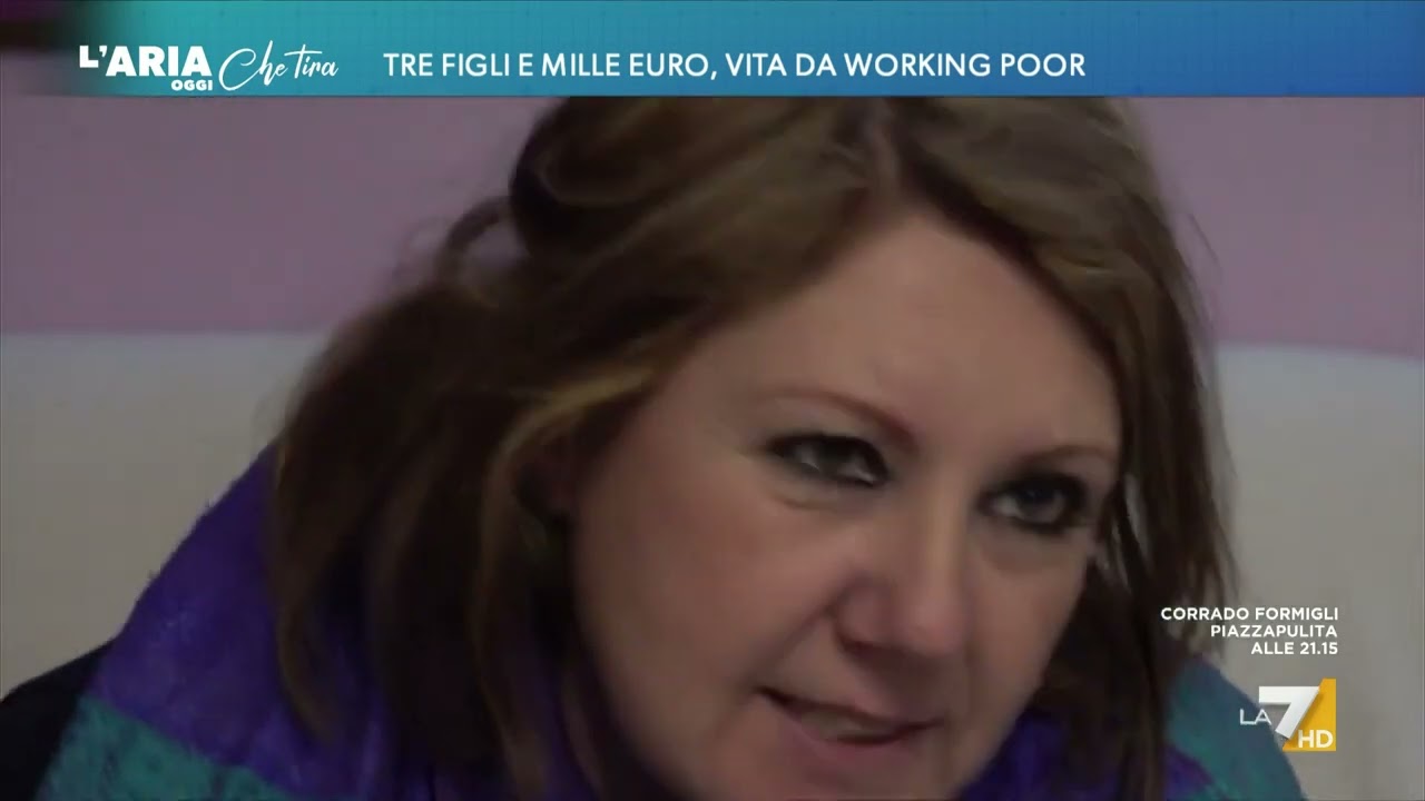 Tre figli e mille euro, vita da working poor