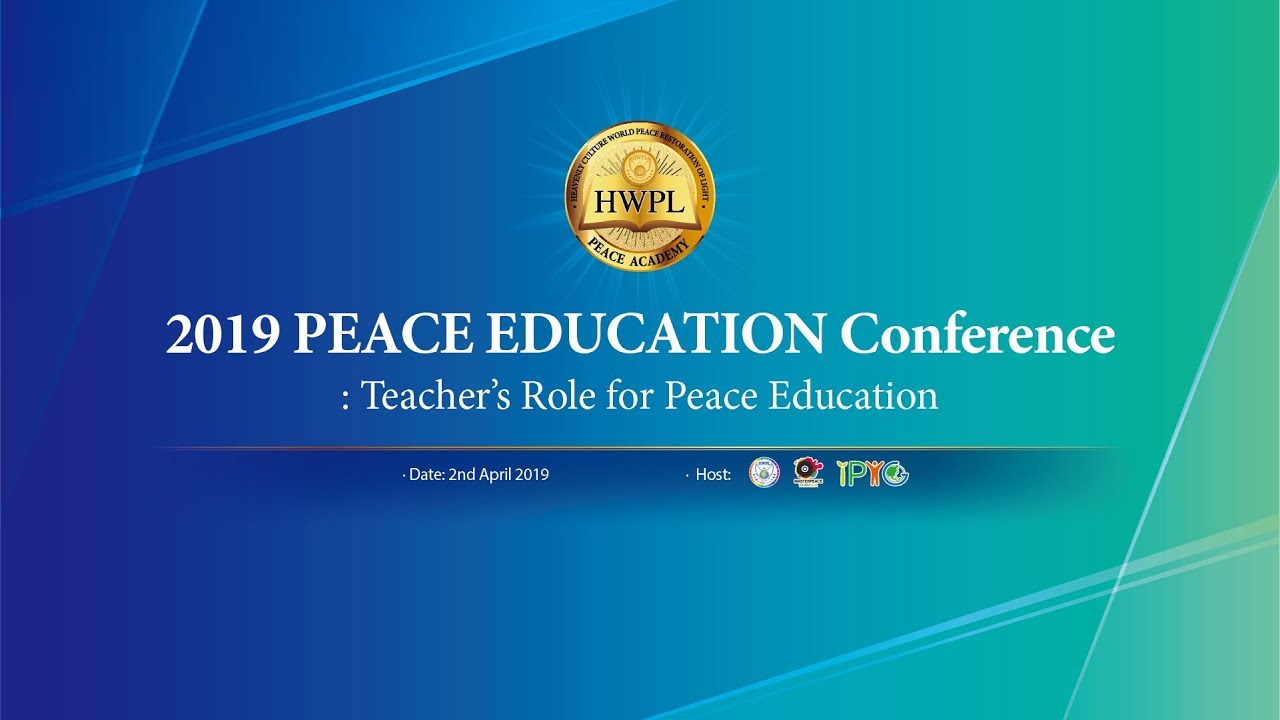 [EN] 2019 PEACE EDUCATION Conference
