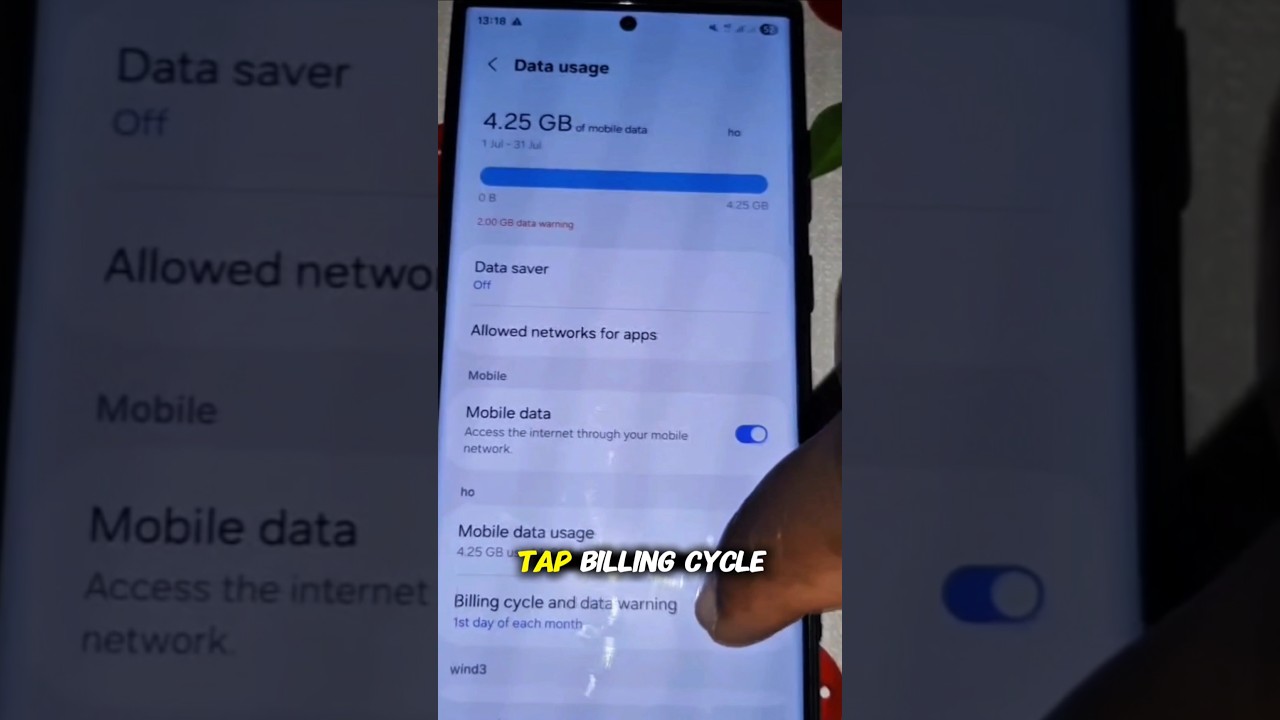 How to Remove Data Usage Warning. #techtips #shorts
