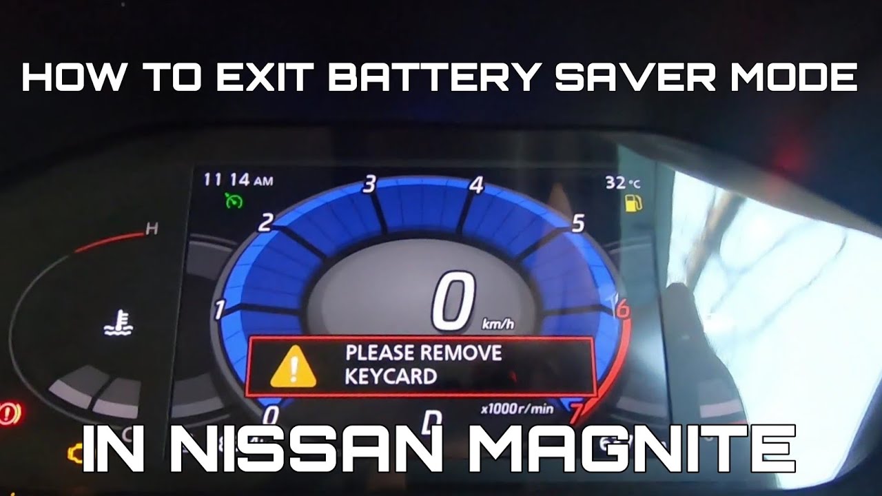 HOW TO TURN OFF BATTERY SAVER MODE IN NISSAN MAGNITE | VEDANG RANE | GOA | 