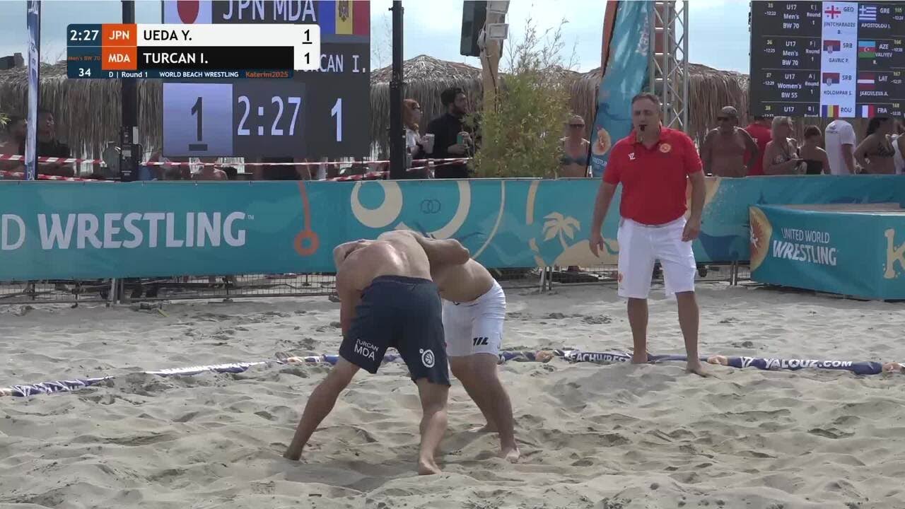 Yuki UEDA (JPN) vs. Ilie TURCAN (MDA) • D | Round 1 • Men's BW 70Kg