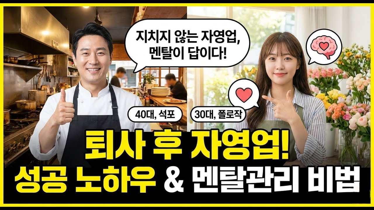 장사하면서 마음 먼저 무너질 때