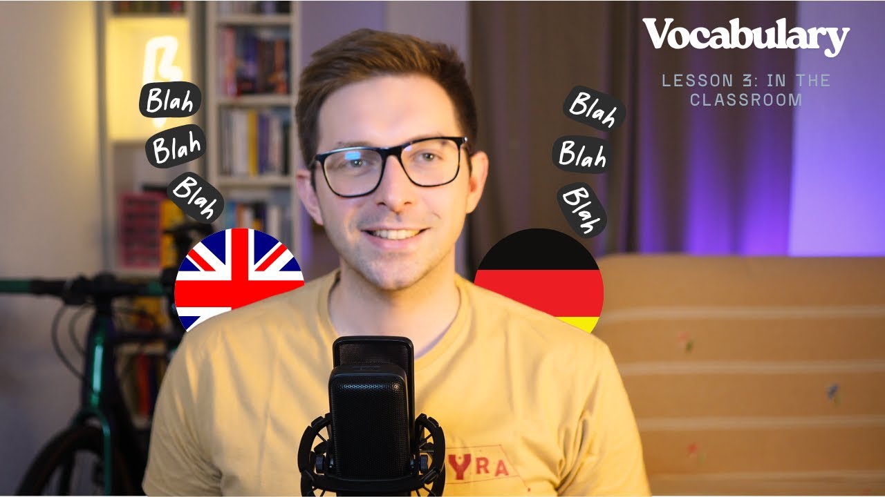 German Classroom Vocabulary: Pronunciation & Easy A1 Examples (im Klassenzimmer)