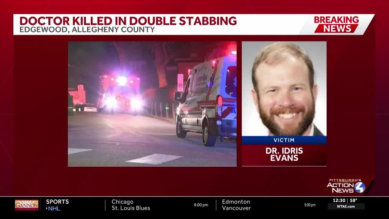 UPMC Children's doctor stabbed to death in Edgewood; Woman critically injured