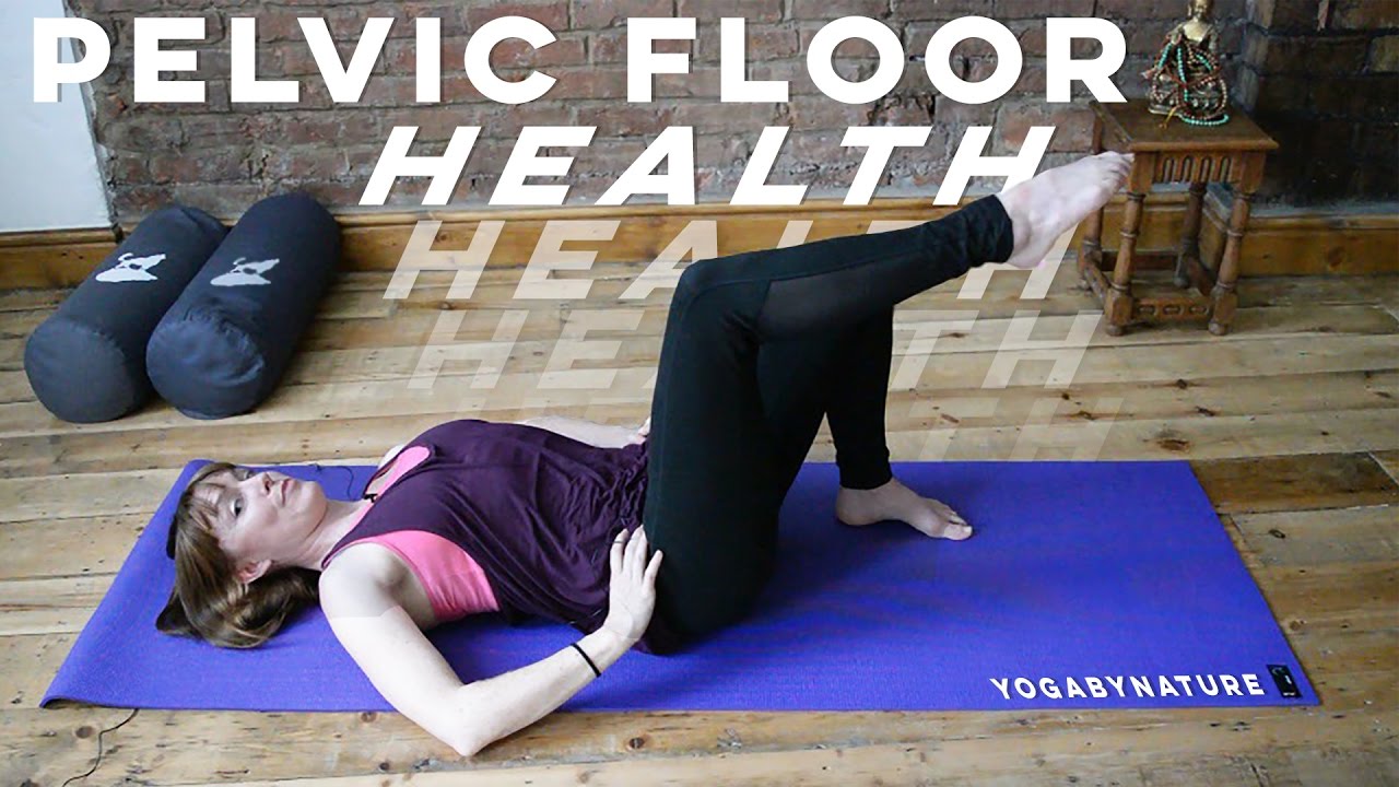15 mins Gentle Yoga for Pelvic Floor. Core Strength and Stability
