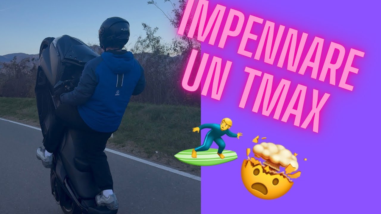 Come Impennare un TMAX🤯 Tutorial #tmax530 #impennata #tutorial 