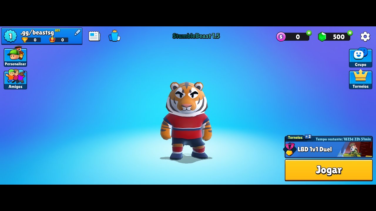 Treinando no stumble beasts ate ficar bom