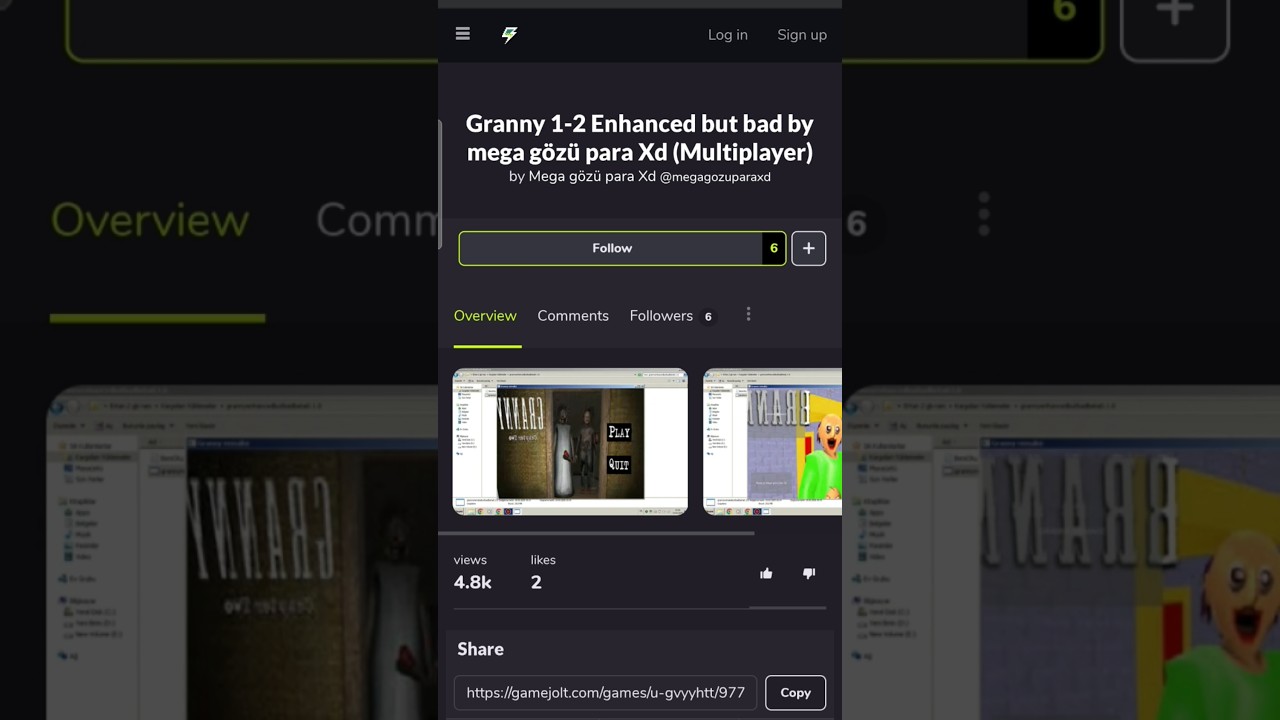 Granny Chapter 1 enhanced by Gamejolt.com #grannygame #horror #gaming #granny