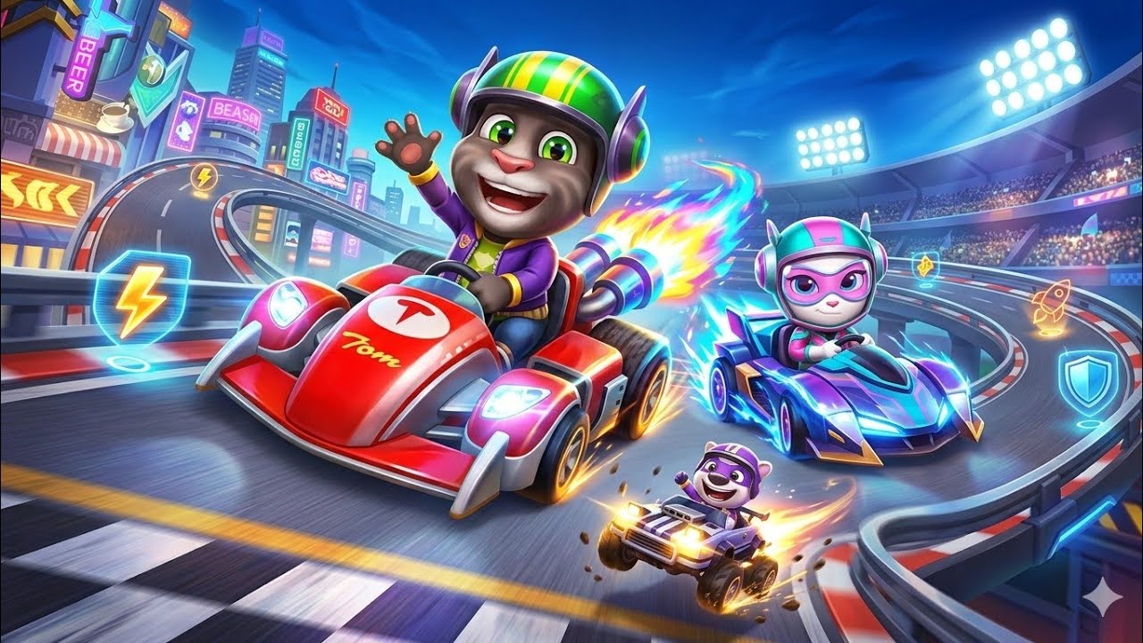 Talking Tom Karting Gameplay Android ios 