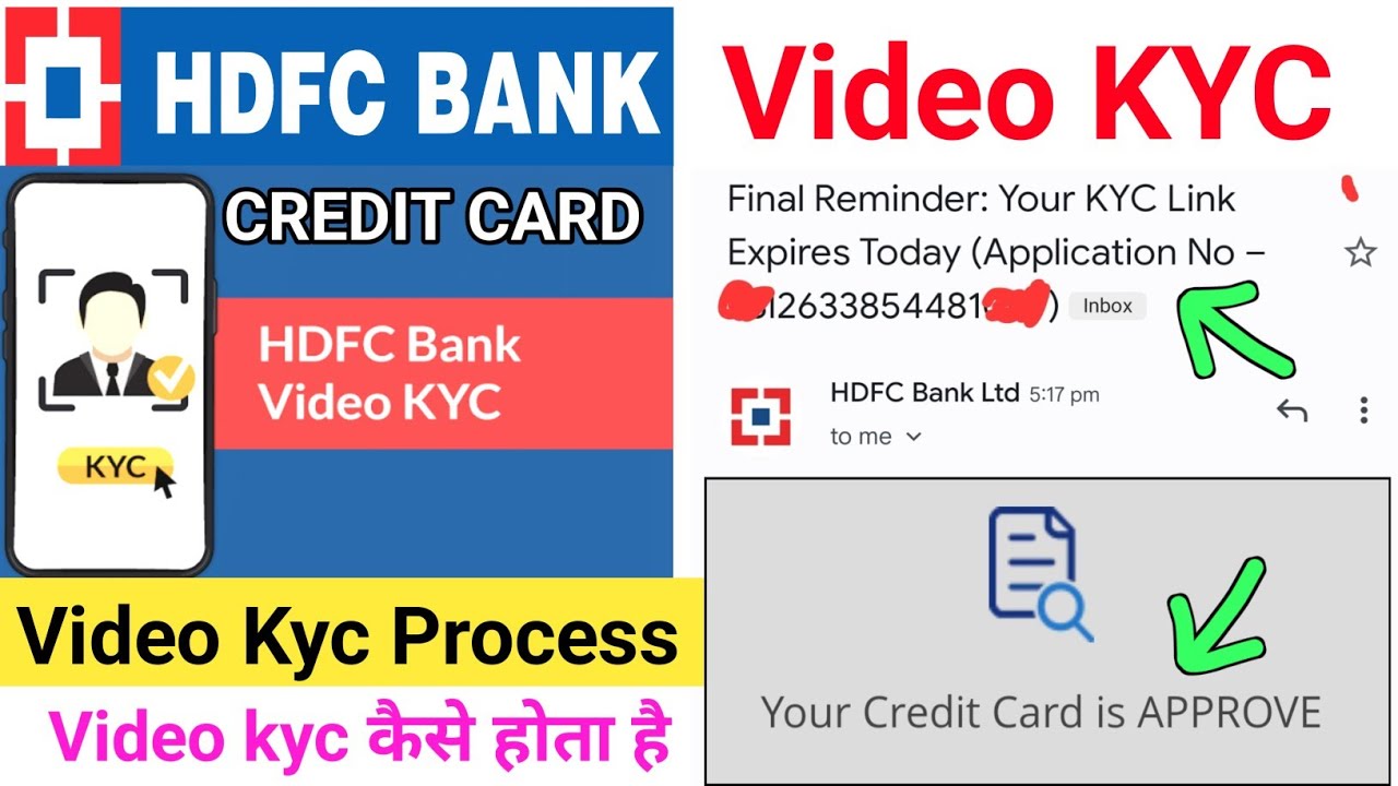 Hdfc Bank Credit Card Video Kyc करने का Full Process जान लो ऐसी वीडियो पूरे You Tube पर नहीं मिलेगी