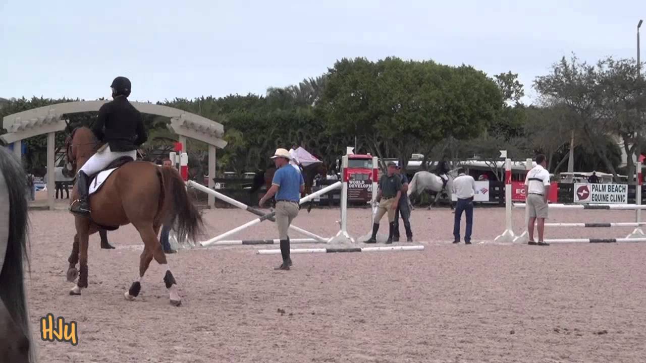 HorseJunkiesUnited.com - Eric Lamaze Warm Up at Winter Equestrian Festival