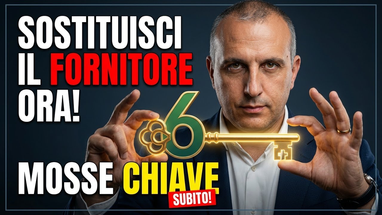 Come sostituire un fornitore da un cliente? n. 6 idee da provare SUBITO!