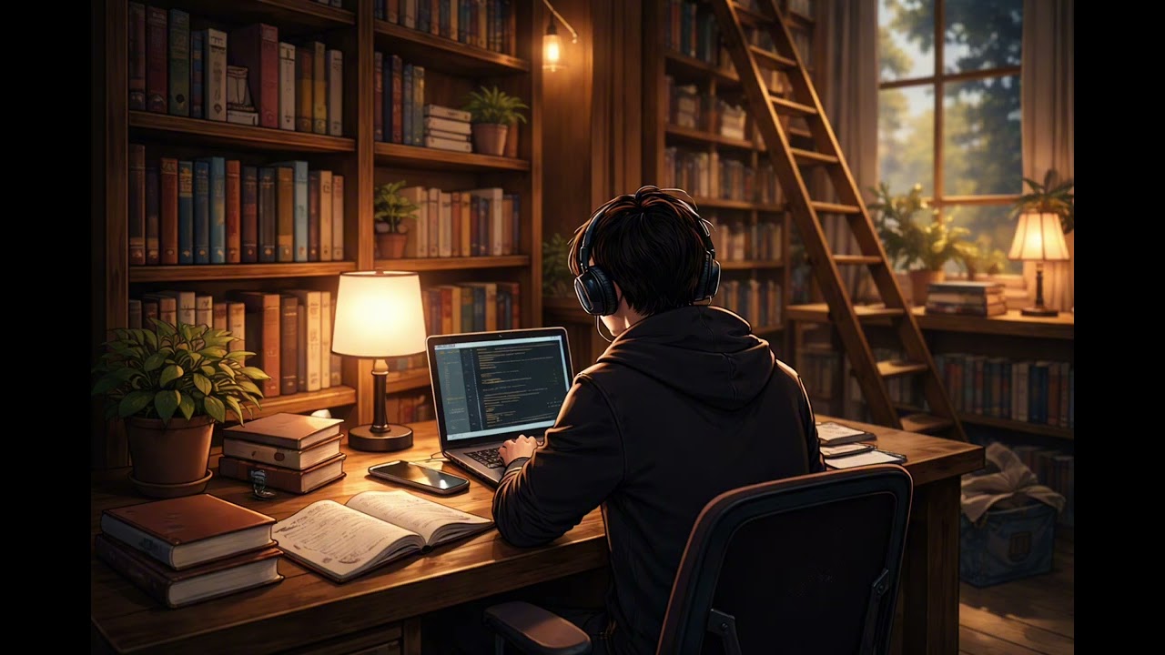 Chill LoFi Music | Quiet Library