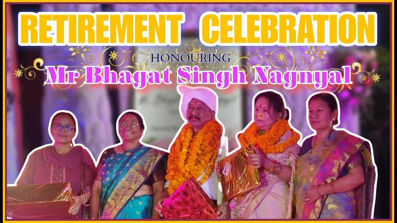 RETIREMENT CELEBRATION 🎉 Honouring Mr. Bhagat Singh Nagnyal | Retirement Party | Haldwani Vlog |