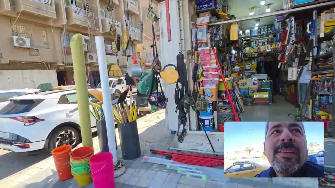 من ساحة التحرير الى شوارع الشورجة وصولا للميدان وبين شارعي الجمهوري والرشيد ونرجع الى ساحة التحرير