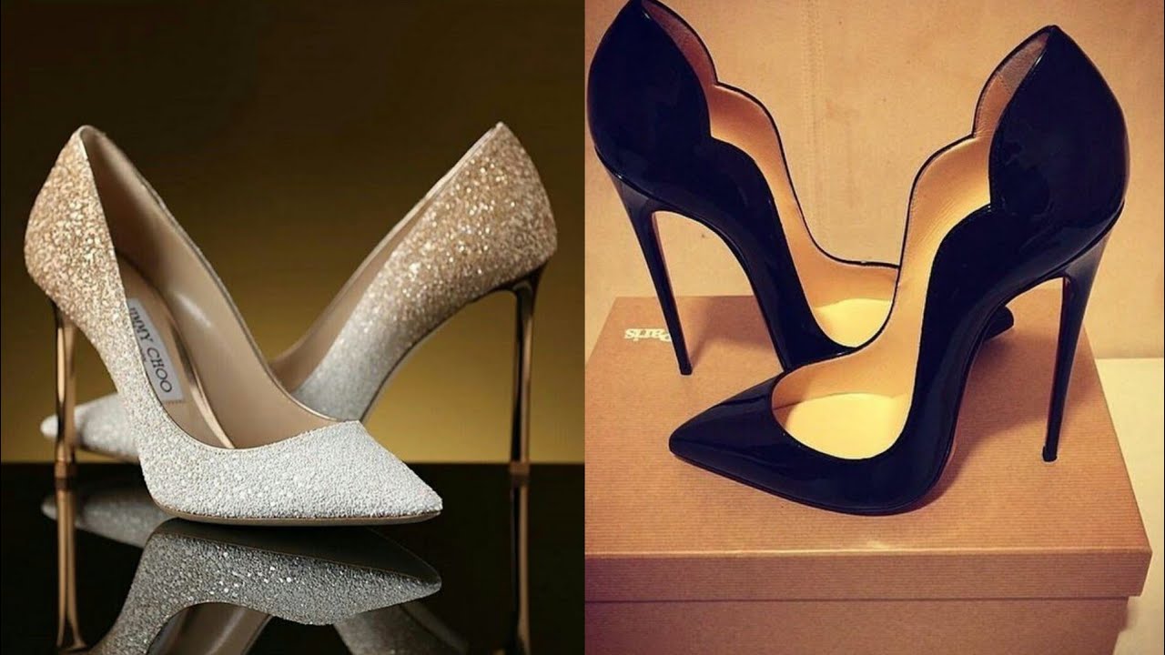 Superior and superlative fantasy high heels party wear shoes designs ideas