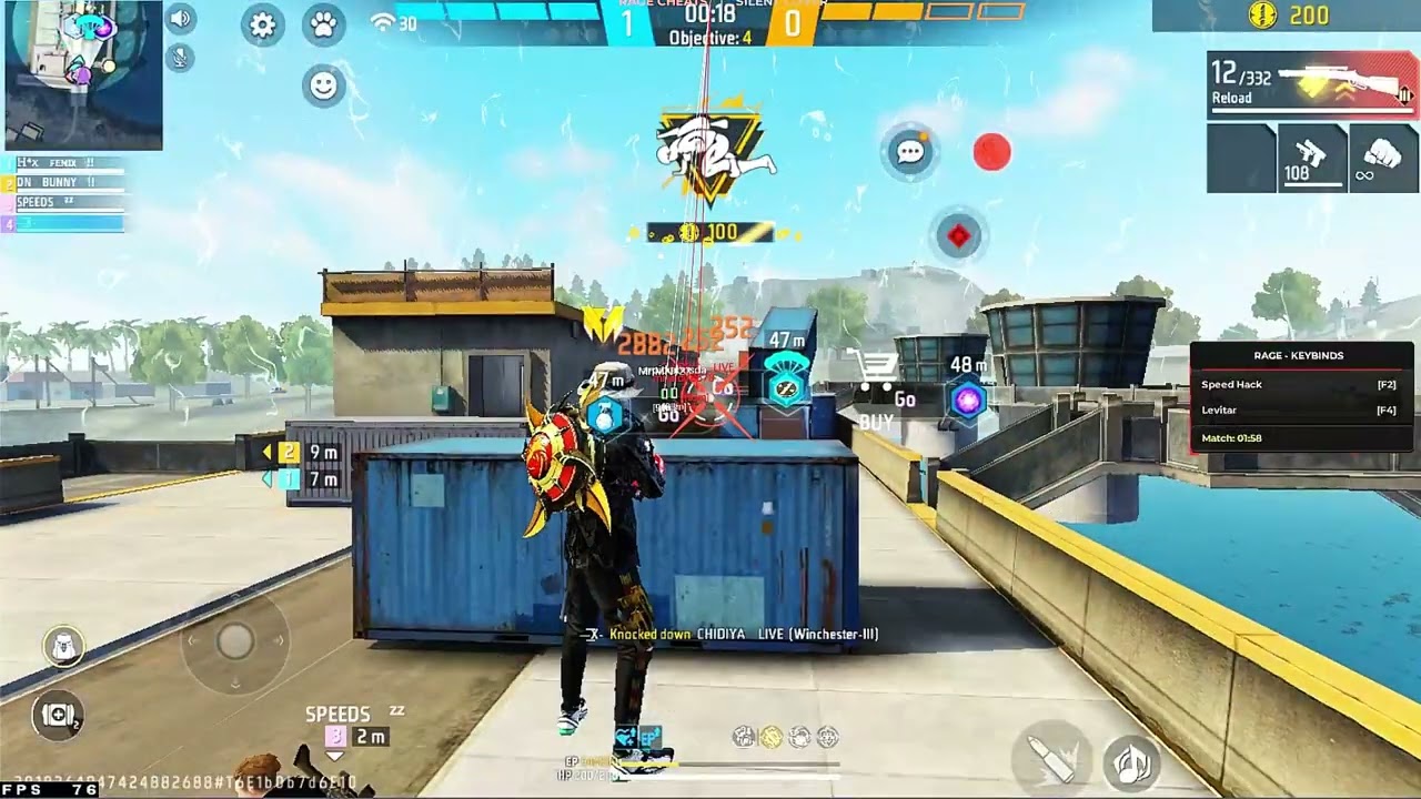 OB52 SILENT AIM COVER + TELEPORT + FAKE LAG👺| RAGE CHEATS | OB52 PANEL✅ | 100% SAFE ANTIBAN✅