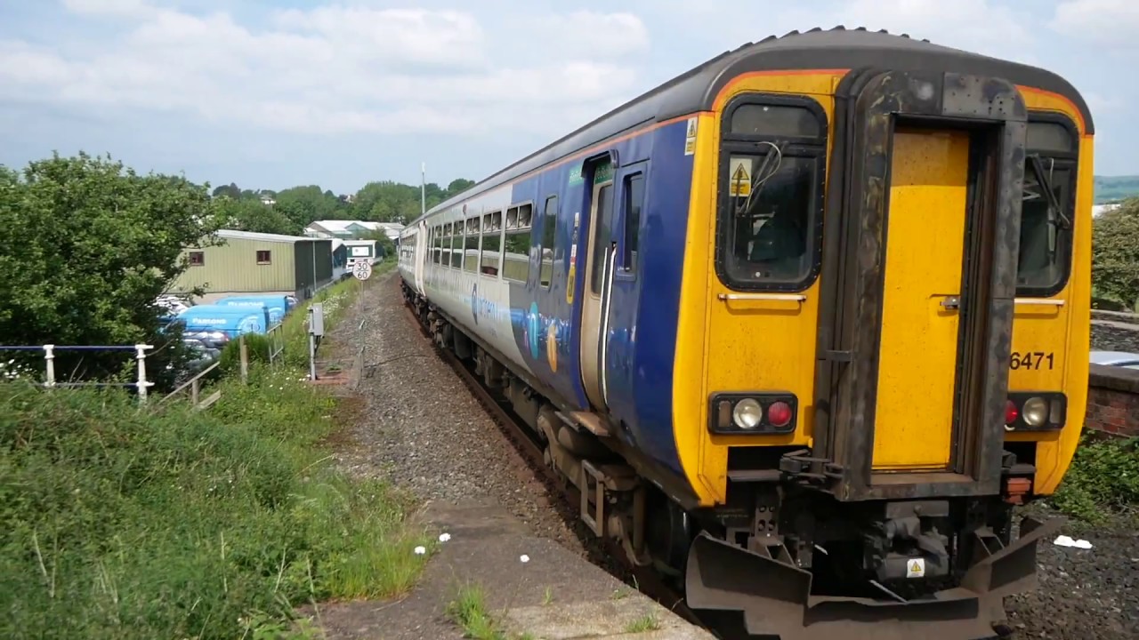 Class 156 DMU 156471 at Kendal Railway Station - Oxenholme to Windermere Line May 2018