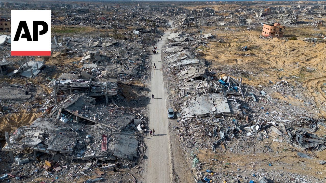 Palestinians find scenes of devastation in Rafah as they return to their homes