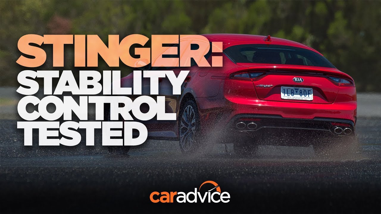 Will the Kia Stinger drift? Stability control tested!