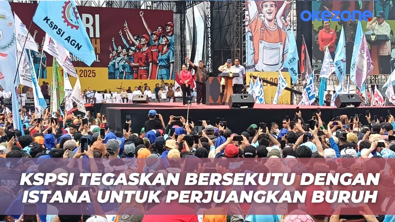 Presiden Prabowo Pidato di Hari Buruh, KSPSI: Istana Mau Bebaskan Orang Terpinggirkan | Flash Zone