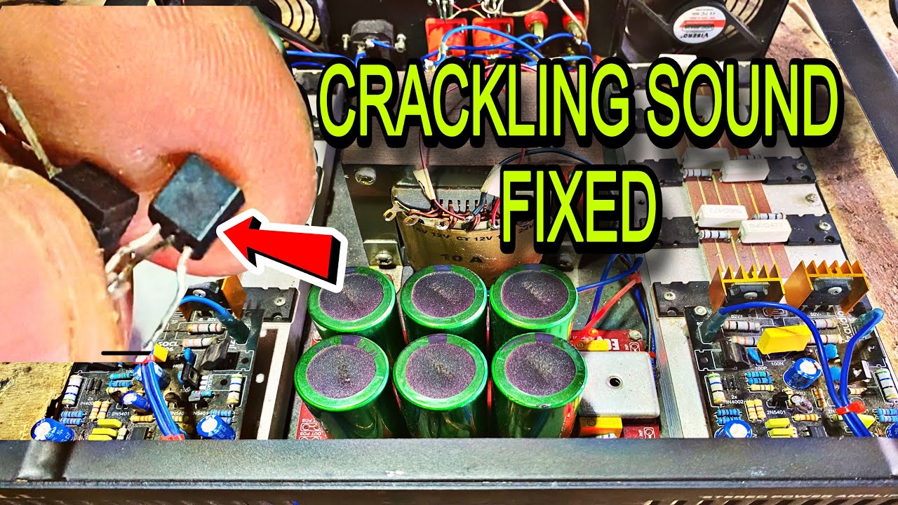 Fixing a DIY SOCL 506 Power Amplifier With Distorted / Crackling Sound#arrasydservice 