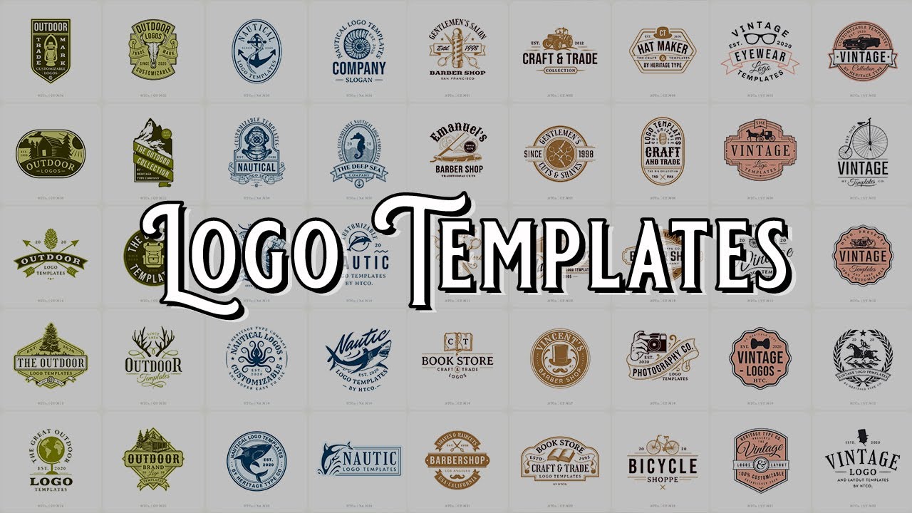 How To Edit Heritage Type Logo Templates In Illustrator