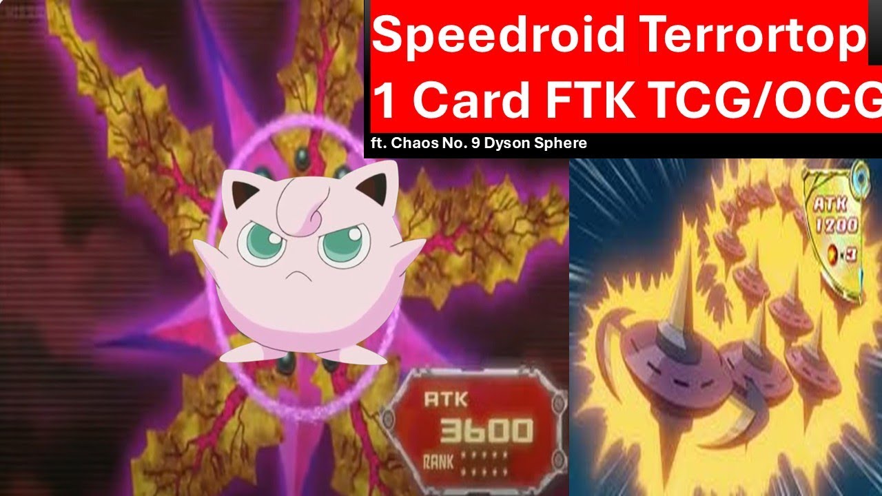 🚀 Speedroid Terrortop 1 Card FTK! Chaos No. 9 Dyson Sphere Unleashed 🔥